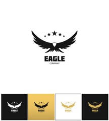Eagle company vector icon