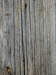Fototapeta premium Old wooden background from the remains of paint and traces of use