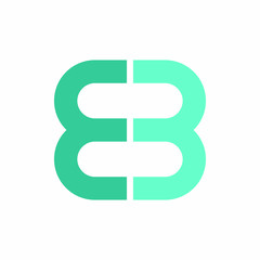 Abstract EB - Vector Logo Icon