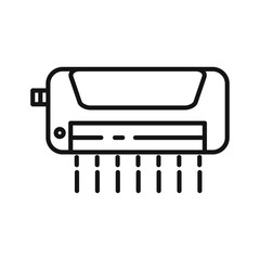 air conditioner vector illustration design