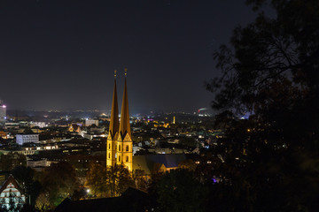 Bielefeld bei Nacht