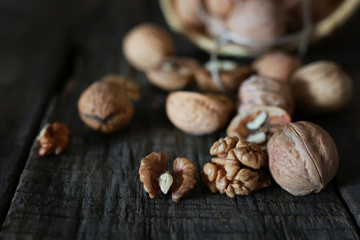 walnuts, whole and peeled