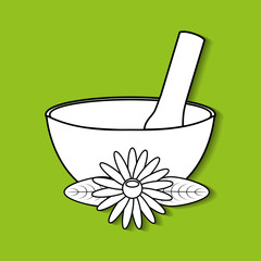 natural spa center icons vector illustration design
