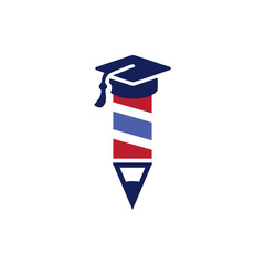 Barber Academy - Vector Logo Icon