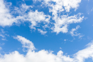 blue sky and clouds