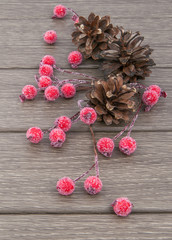 Christmas natural decoration