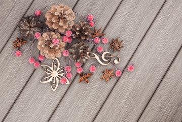 Christmas natural decoration