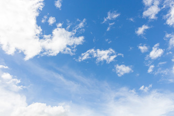 blue sky and clouds