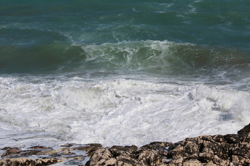 stormy sea at Mileto tower