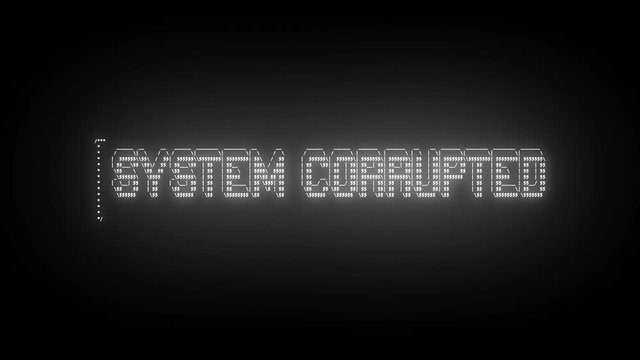 SYSTEM CORRUPTED ASCII ART REVEAL 