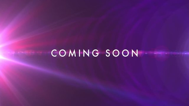 COMING SOON dark purple flare reveal 2
