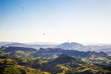 San Marino mountains landscape