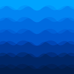 Fototapeta na wymiar Vector blue abstract background