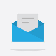 Mail Open Icon in Vector