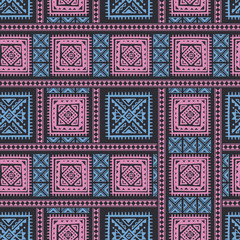 Hand Drawn Ethnic Seamless Pattern