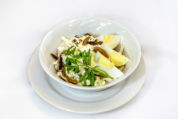 plate of tasty appetizing food
