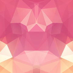 Obraz premium Abstract geometric style pastel background. Vector illustration. Pink, beige colors
