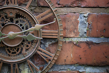Vintage Clock on a Wall