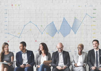 Report Analysis Progress Chart Concept