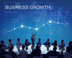 Business Growth Achievement Analytics Strategy Concept