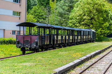 Fototapeta premium Wagons anciens.