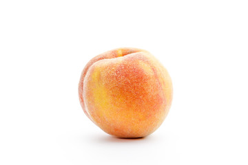 Peach isolated on white background