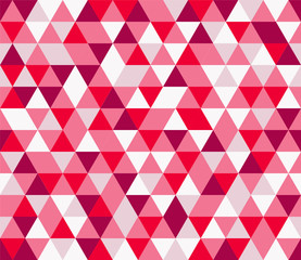 red triangles seamless background