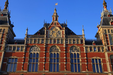 Obraz premium Amsterdam Central Train Station(Centraal) , Netherlands.