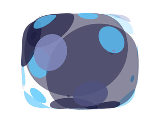 Colorful abstract background on a white background in a frame. Vector