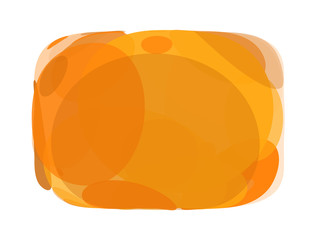 Colorful abstract background on a white background in a frame. Vector