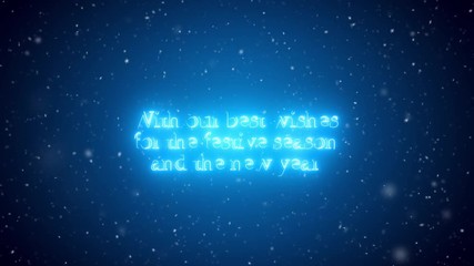 Animierte E-Card zu Weihnachten mit internationalen Glückwünschen