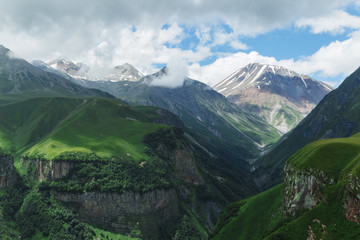 georgia mountain nature landscape beautiful summer Kazbegi