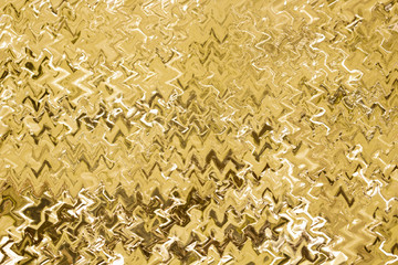 Gold wrinkled paper texture abstract background