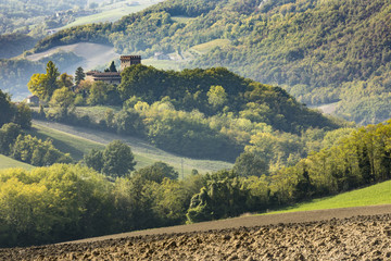 Montechiaro Castle Trebbia Valley Piacenza Italy