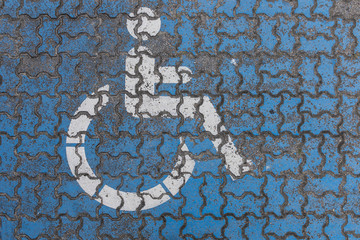 disabled parking only