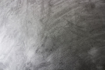 Chalk rubbed out on blackboard