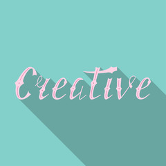Hand written retro lettering Creative made in vector. Vintage letters design with nice effect. Postcard, greeting card, poster