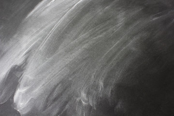 Chalk rubbed out on blackboard