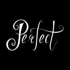 Hand written retro lettering Perfect made in vector. Vintage letters design with nice effect. Postcard, greeting card, poster