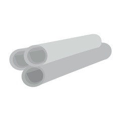 white silhouette three architecture plans vector illustration