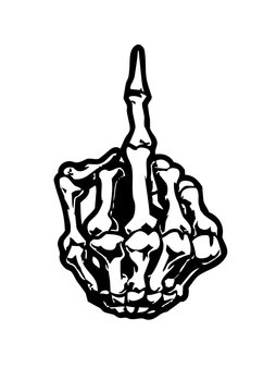 45 Middle Finger Tattoo Ideas To Flip The World