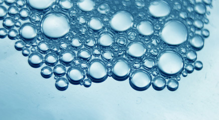 Soapsuds background with air bubbles abstract texture