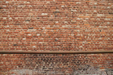 alte Mauer mit Stange Textur