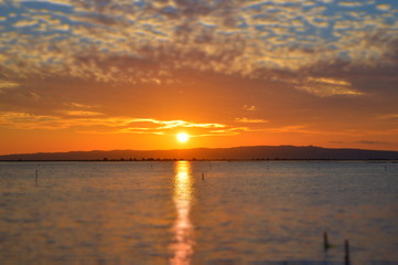 Fototapeta premium sunset in sardinia
