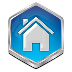 Home Button - 3D illustration