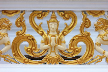 Angel statue temple