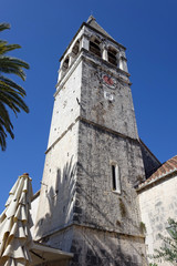 The cathedral tower of Trogir, Croatia