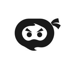 Talk Ninja - Vector Logo Icon