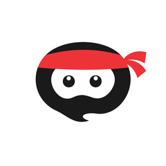 Talk Ninja - Vector Logo Icon