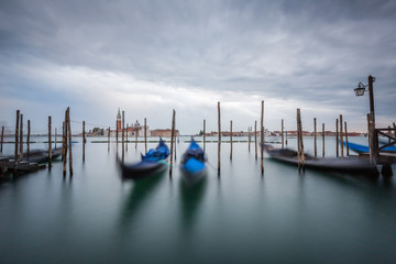 Gondolas in Venice
